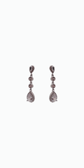 4 Stone Linear Drop Earring