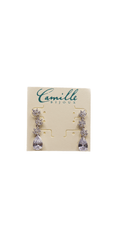 Multi Stone Teardrop Earrings