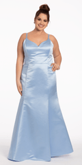 Satin Mermaid Sweetheart Dress - Missy