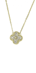 Clover Rhinestone Necklace