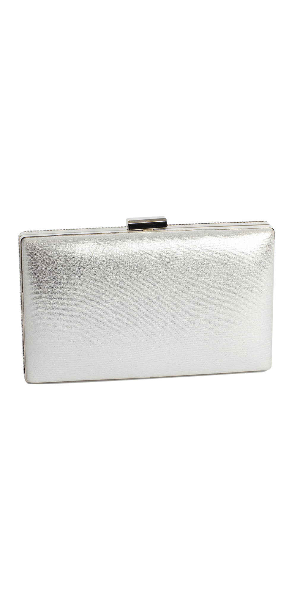 Rhinestone Handbag with Metal Top Closure