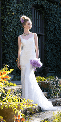 Embellished Sweetheart Tulle Trumpet Dress
