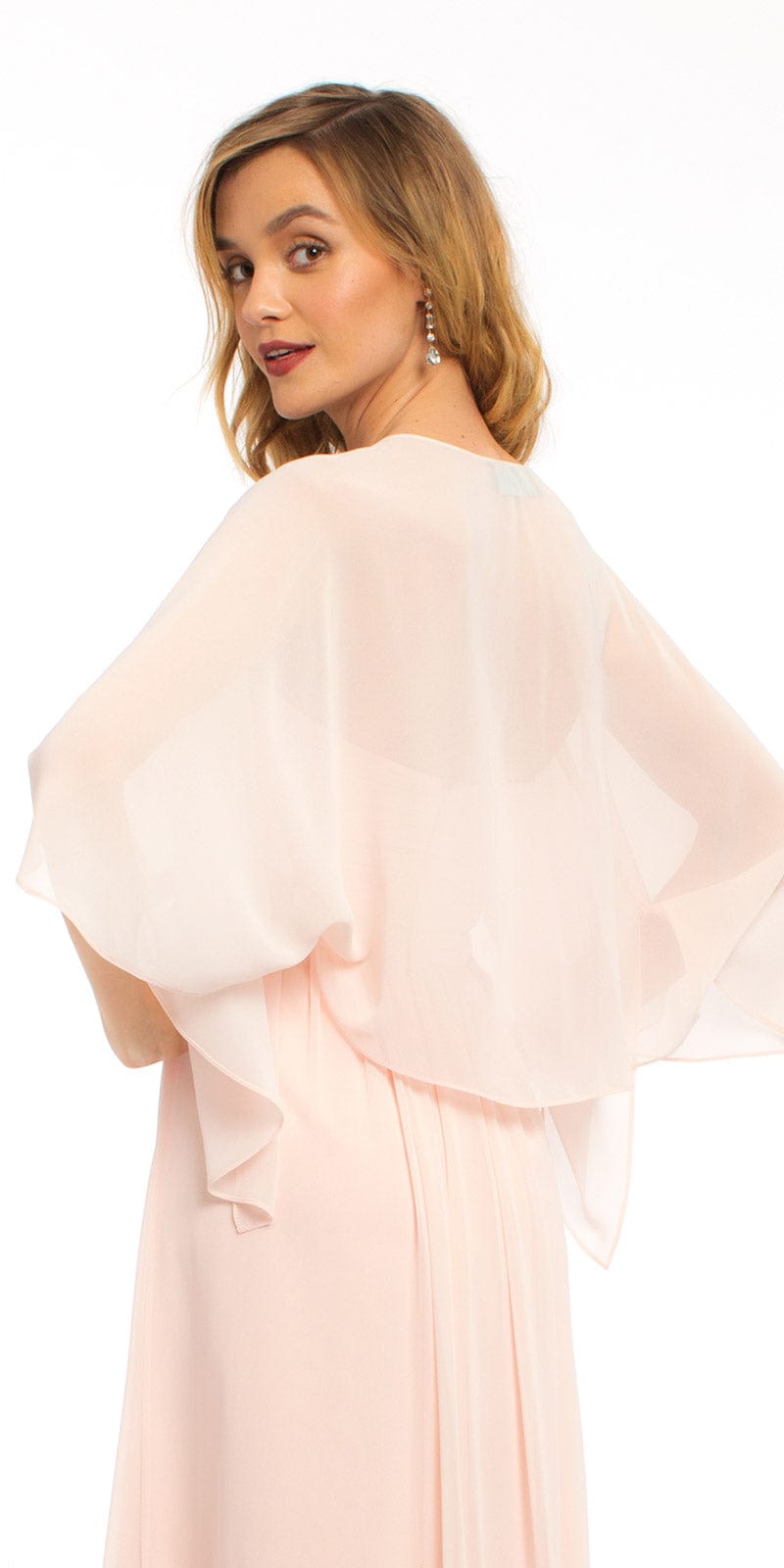 Chiffon Convertible Cape