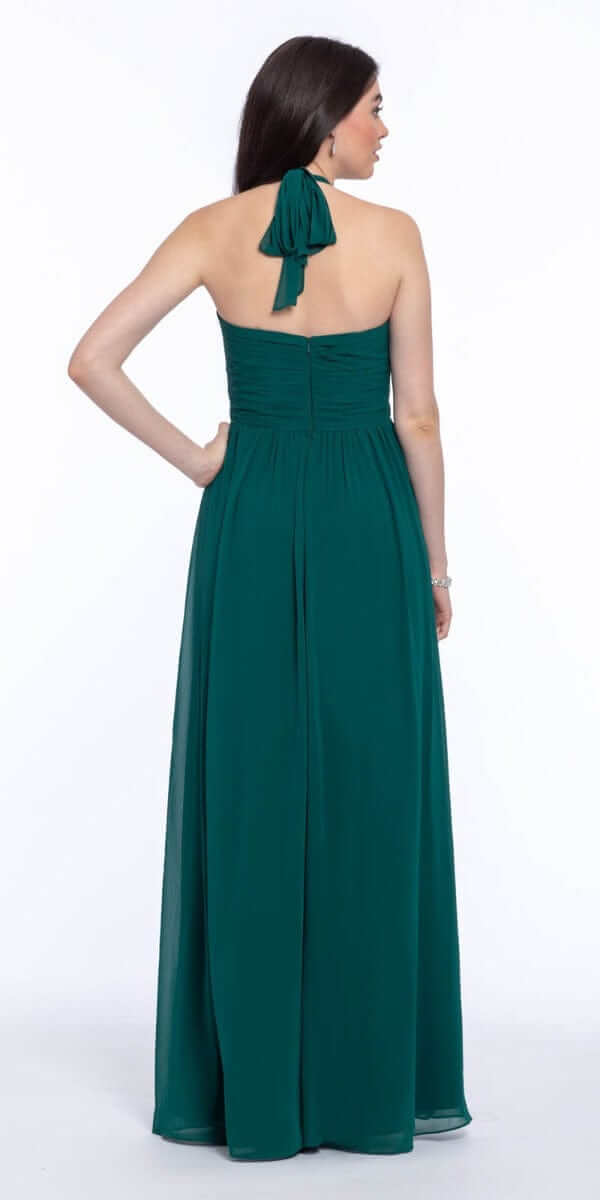 Tie Neck Halter Dress - Plus