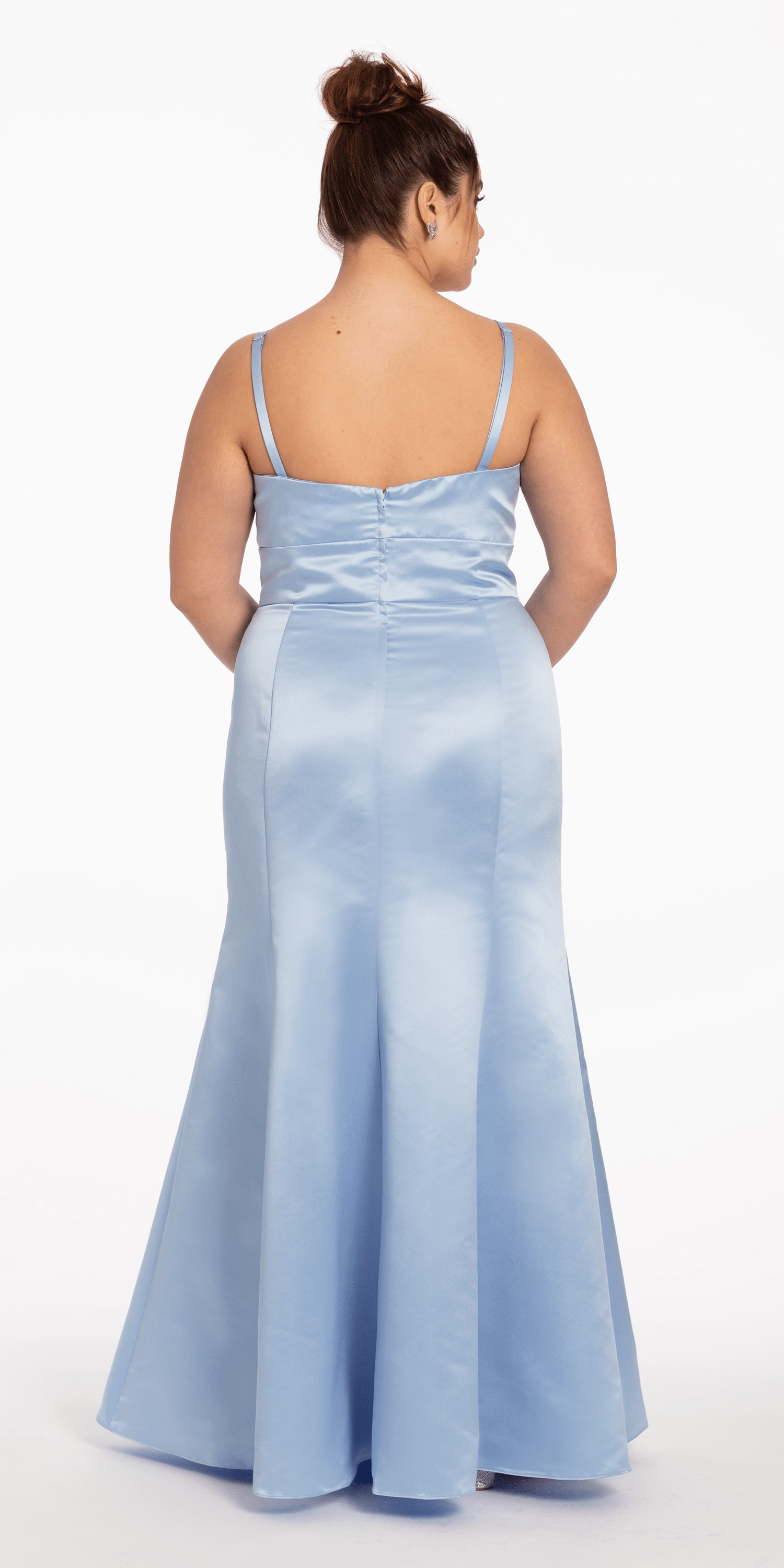 Satin Mermaid Sweetheart Dress - Missy