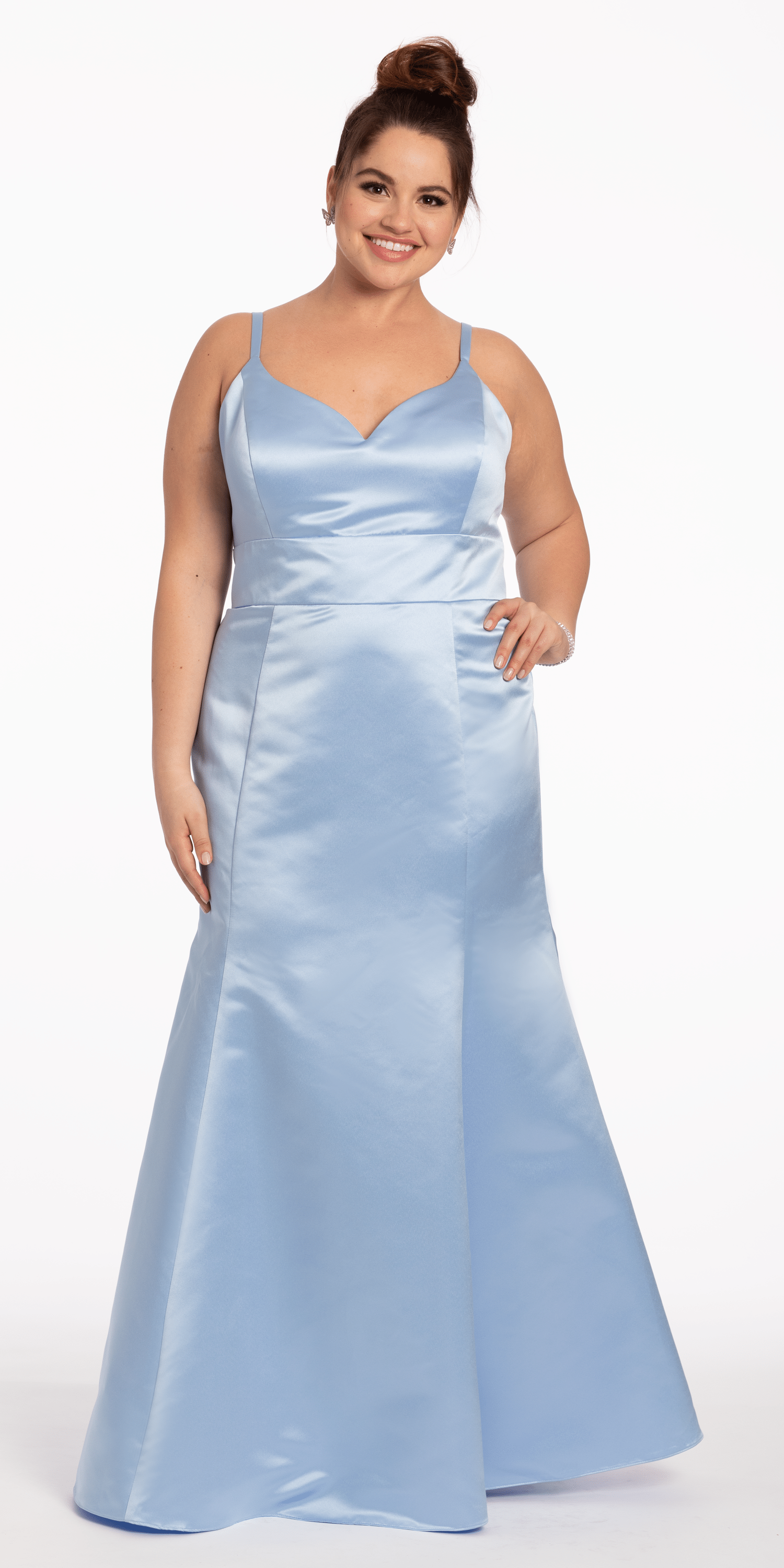 Satin Mermaid Sweetheart Dress - Missy